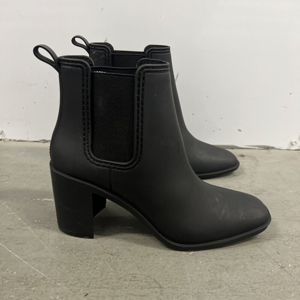 Jeffrey Campbell Women's Hydra Platform Lug Sole Chelsea Waterproof Boots US 9